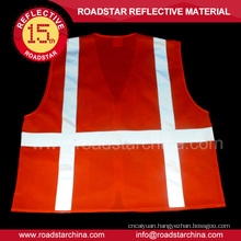 Fluorescence knit reflective security vest